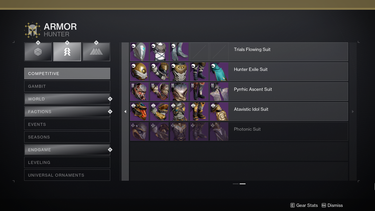 TRIALS ARMOR HUNTER