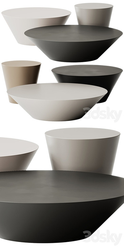 POND Round coffee tables by ACERBIS