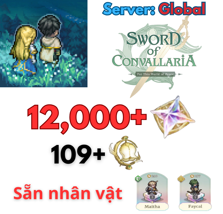 [Global] Sword of Convallaria Reroll starter account 