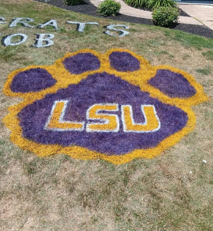 Custom lawn art