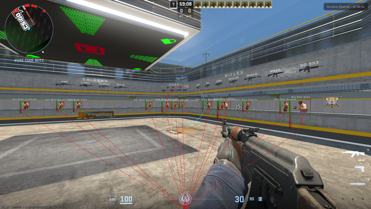 With our software injected