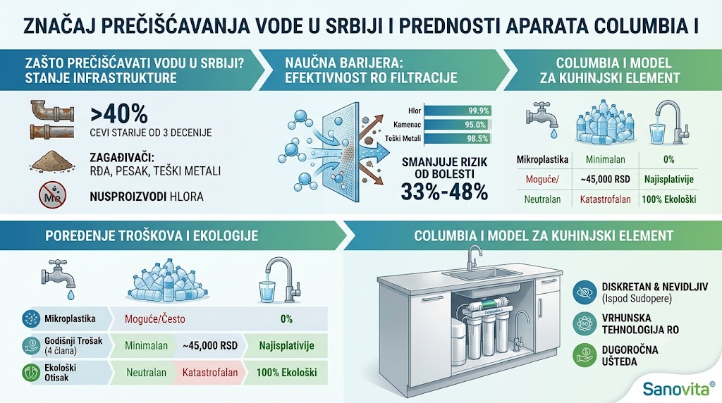 kolumbia preciscivac vode