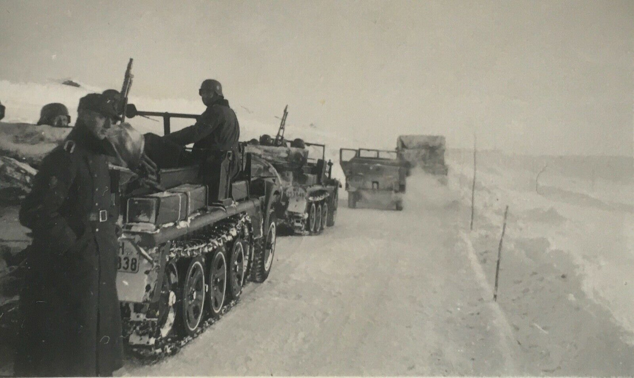 FOTO - NORWEGEN - Gebirgsjäger - EISMEERSTRASSE - 7.1. 1942