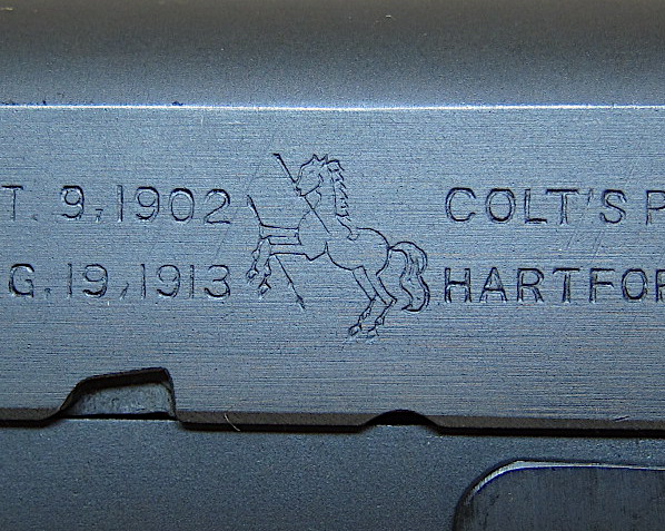 Colt Firearms Rampant Stallion Logo Sticker – Blue On White
