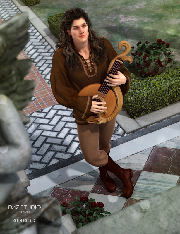 00 daz3d troubadour for genesis 2 male s