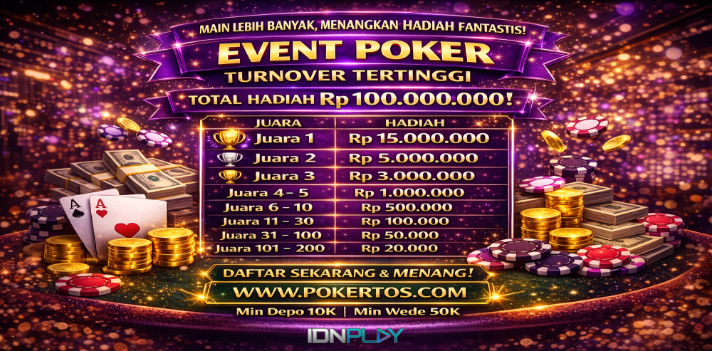 POKERTOS | IDN Poker Deposit Pulsa Tanpa Potongan