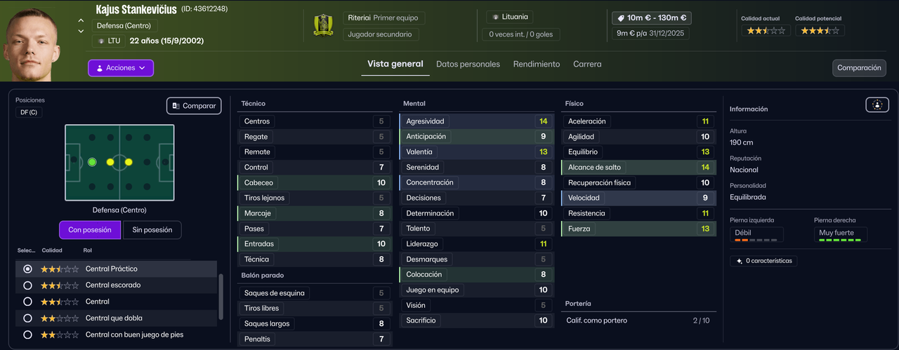 Kajus Stankevicius DFC 2025 Lit Ita