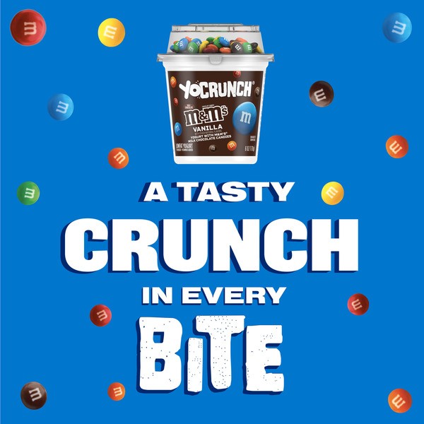 Yo Crunch Vanilla Lowfat Yogurt with M M s 2