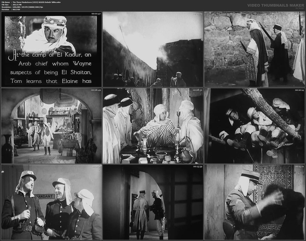 The Three Musketeers (1933) S01E05 Rebels' Rifles.mkv