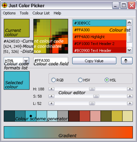 Just Color Picker 5.3