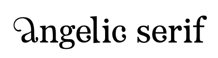 Angelic serif
