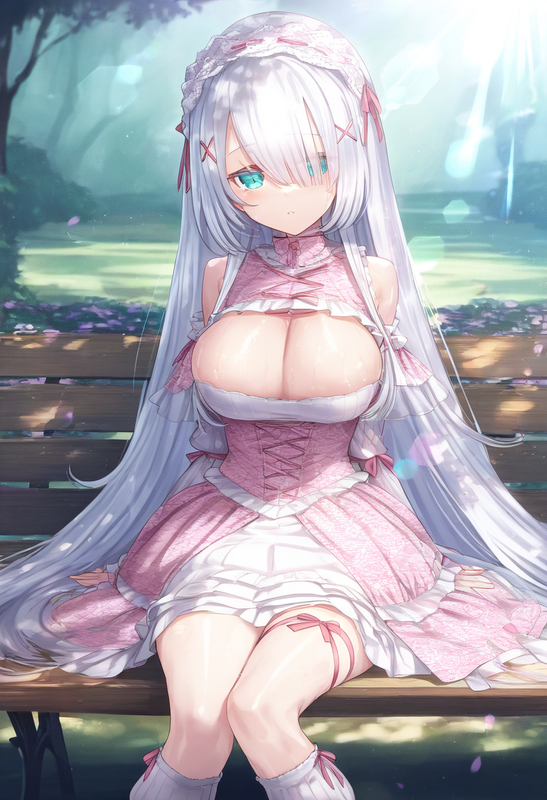 1girl, ks (xephyrks), ohlia, {kobayashi ritz}, reoen, [[liduke]], aqua eyes, lon s-1865917903