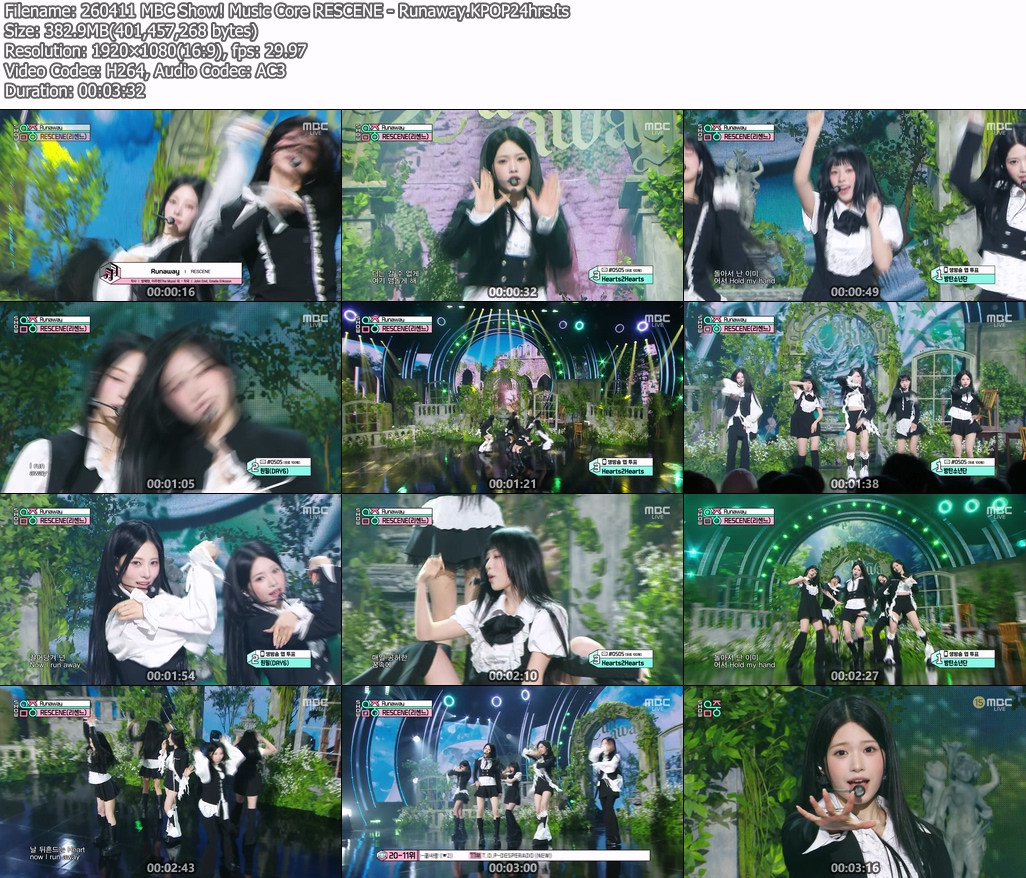 260411 MBC Show Music Core RESCENE Runaway KPOP24hrs ts