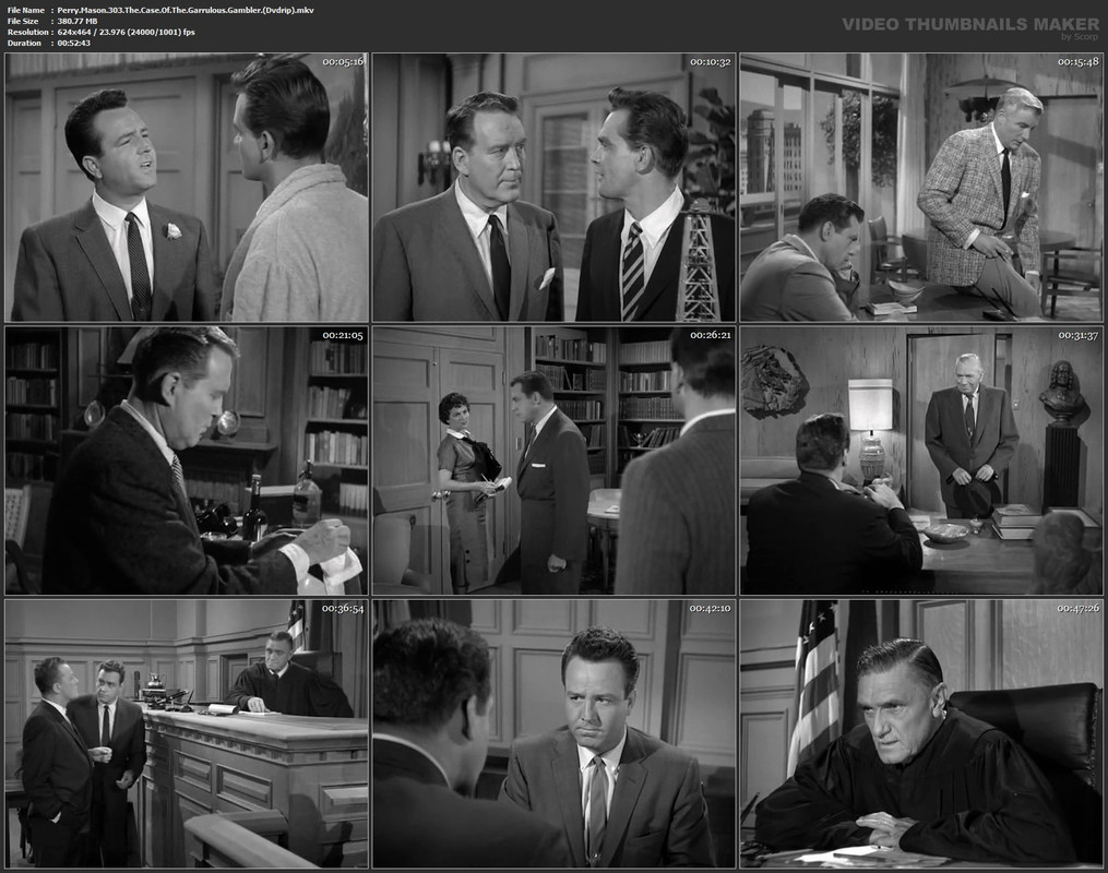 Perry.Mason.303.The.Case.Of.The.Garrulous.Gambler.(Dvdrip).mkv