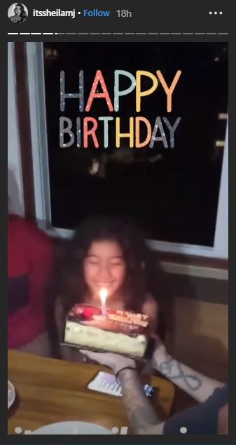 Anak Sheila Marcia Joseph, Leticia Charlotte Agraciana Joseph merayakan ulang tahunnya yang ke-10 tahun.
