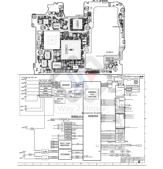 Oneplus 9 pro Schematics