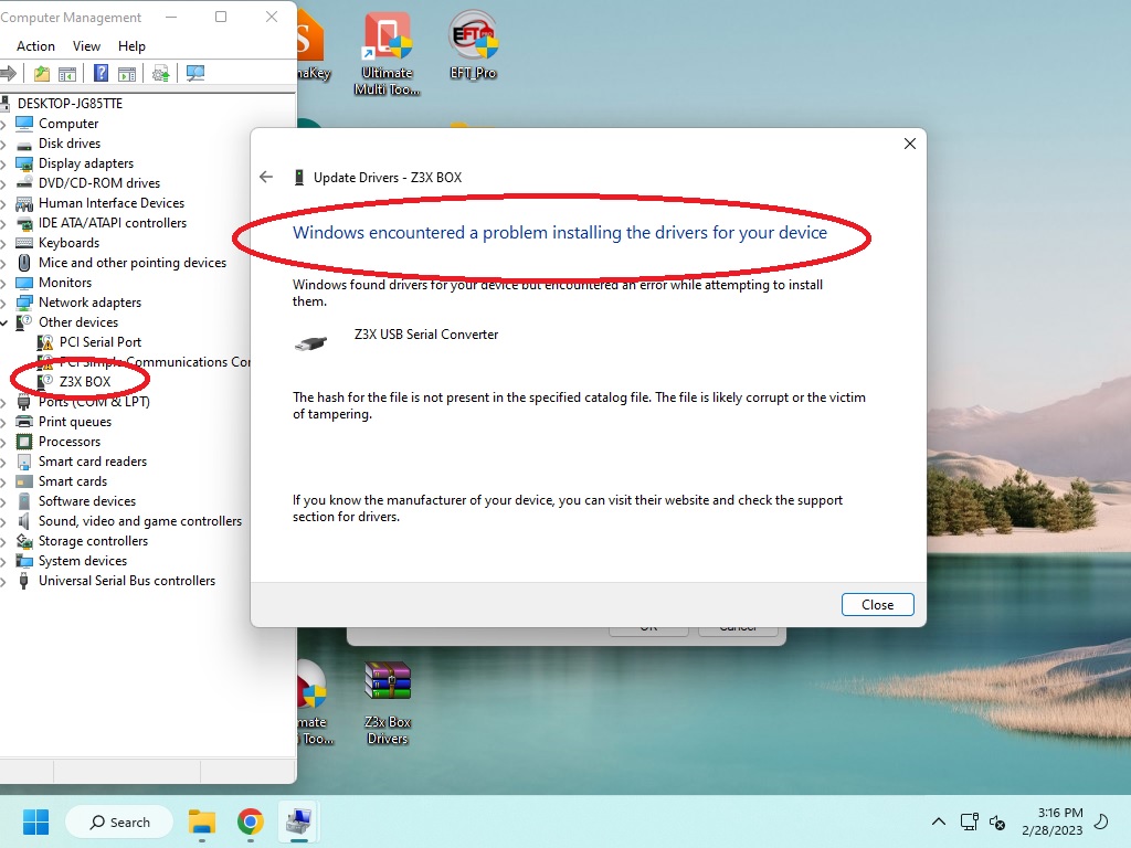 z3x windows 11