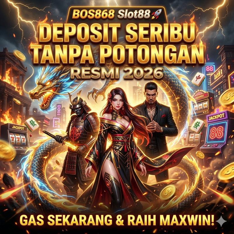 BOS868 Slot88 🚀 Deposit Seribu Tanpa Potongan Resmi 2026
 image 1