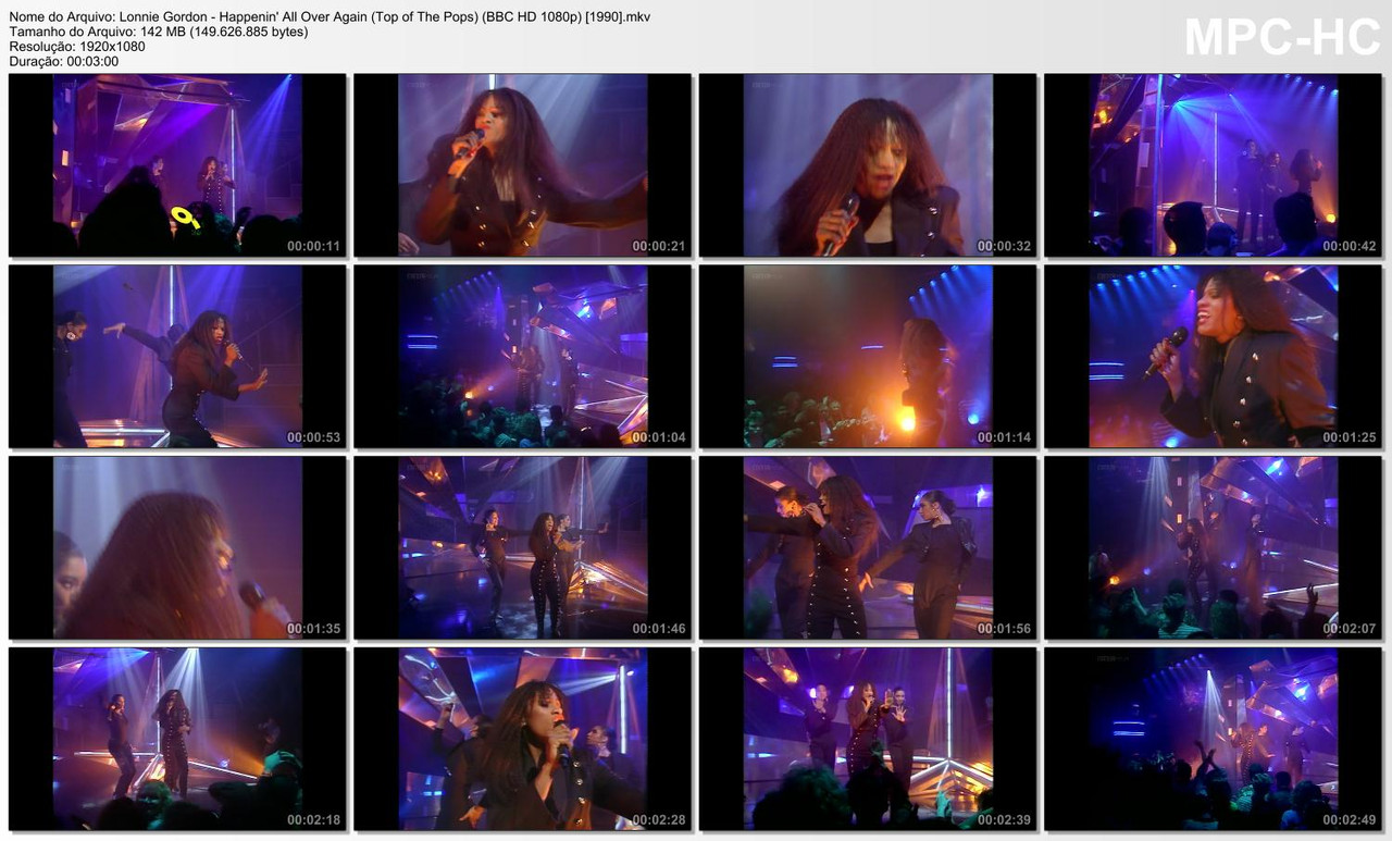 Lonnie Gordon - Happenin' All Over Again (Top of The Pops) (BBC HD 1080p) [02.02.1990]