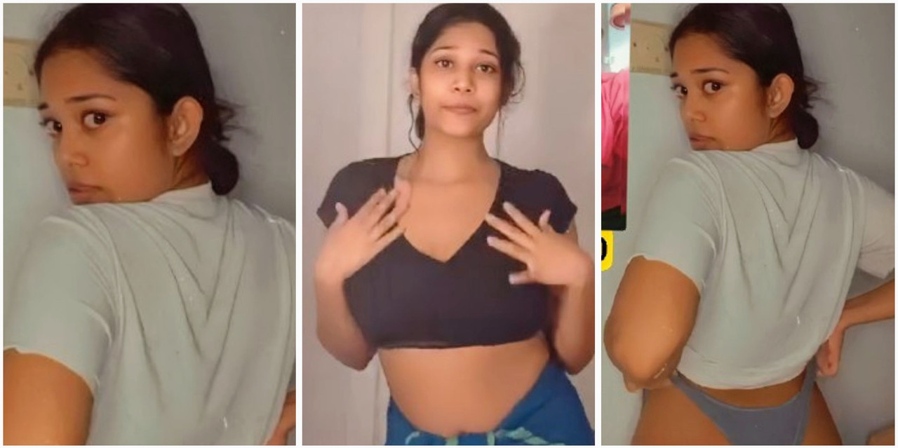 Desi Bathroom Nude Ass-Flashing Slut Gets Fucked on Camera!