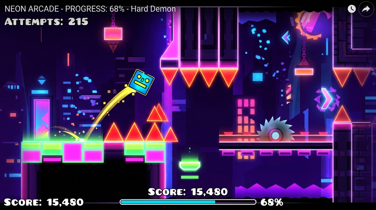 Geometry Dash Gameplay