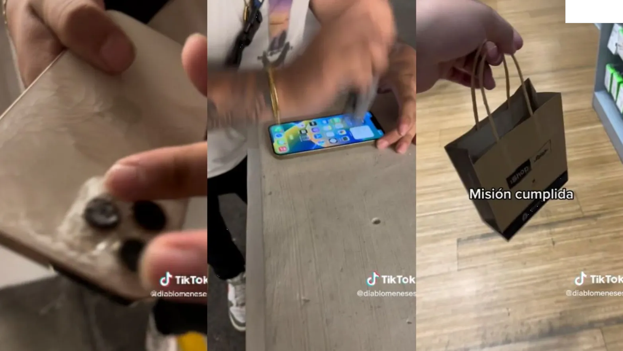 Destroza su iPhone para conseguir uno nuevo con la garantía