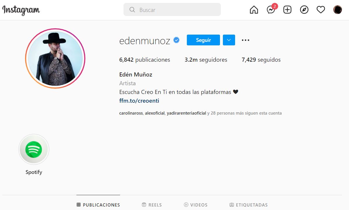 Edén Muñoz hace presentaciones como solista ¿se separa de Calibre 50?