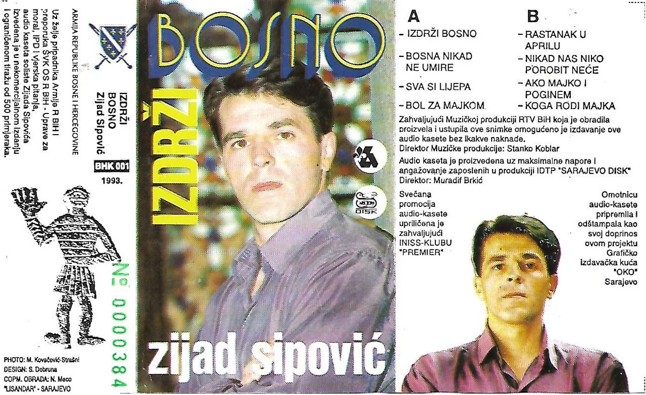 Zijad Sipovic-Izdrzi Bosno-Om-Prednji-1993g