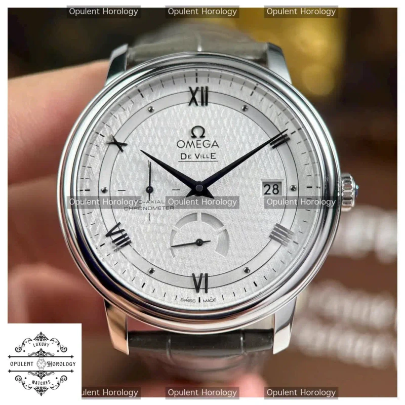 Omega De Ville Prestige Power Reserve Replica | 39.5mm Steel Co-Axial Clone