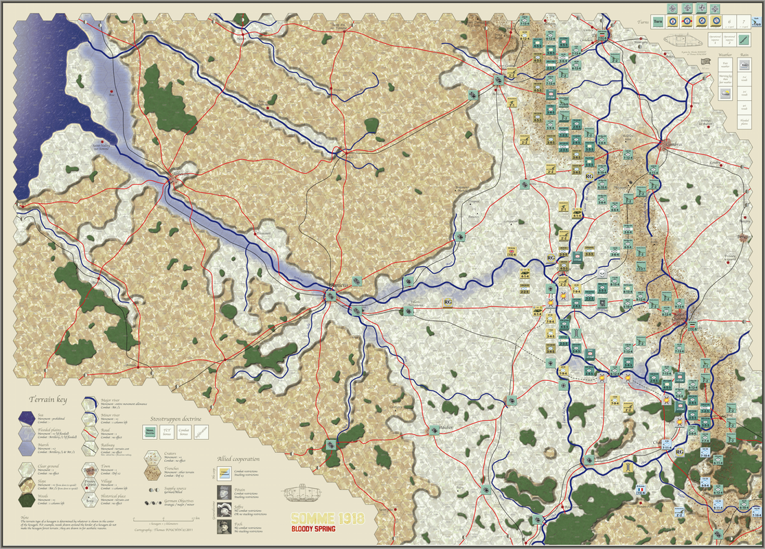 Somme 1918Map