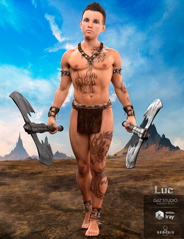 Luc for Genesis 8 Male Luc for Genesis 8 Male