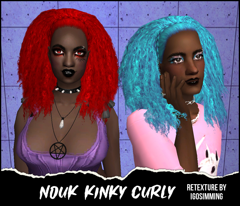 Nouk Kinky Curly hair preview