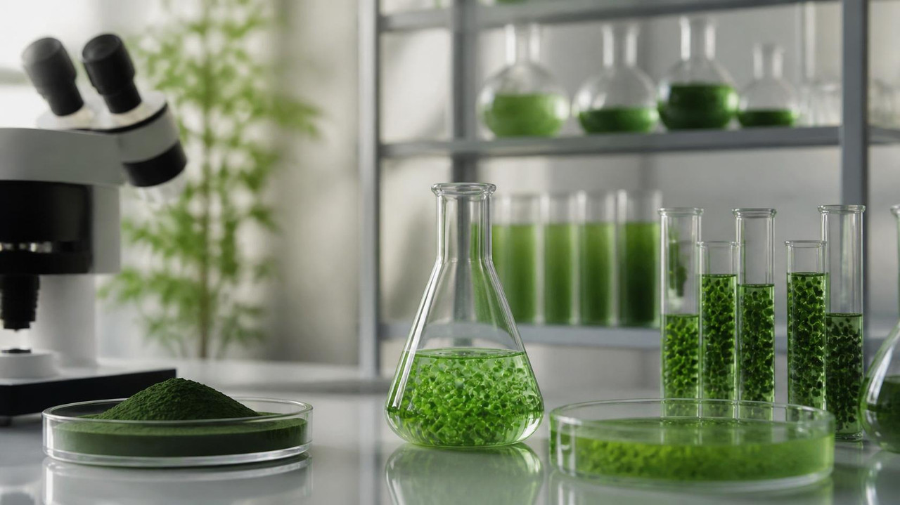 chlorella quality testing and controlled cultivation