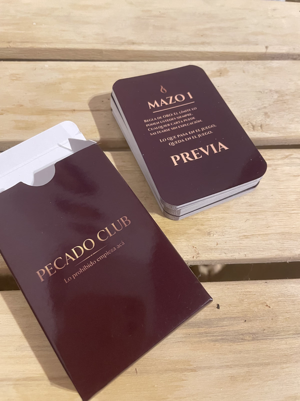 Pecado Club presentación