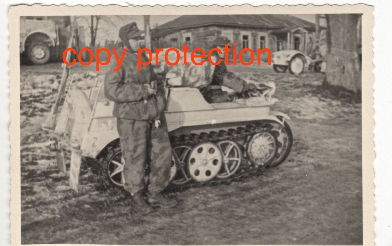 Fotos 1.SKI-JÄGER-DIVISION 1944-45 Kettenkrad Ta