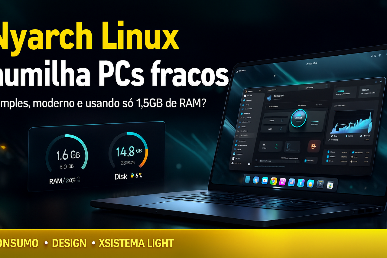Nyarch Linux: o Arch que não te faz sofrer e ainda humilha hardware de museu