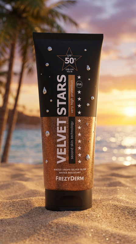 VELVET Stars Protector Solar Efecto Luminoso 125 ml
