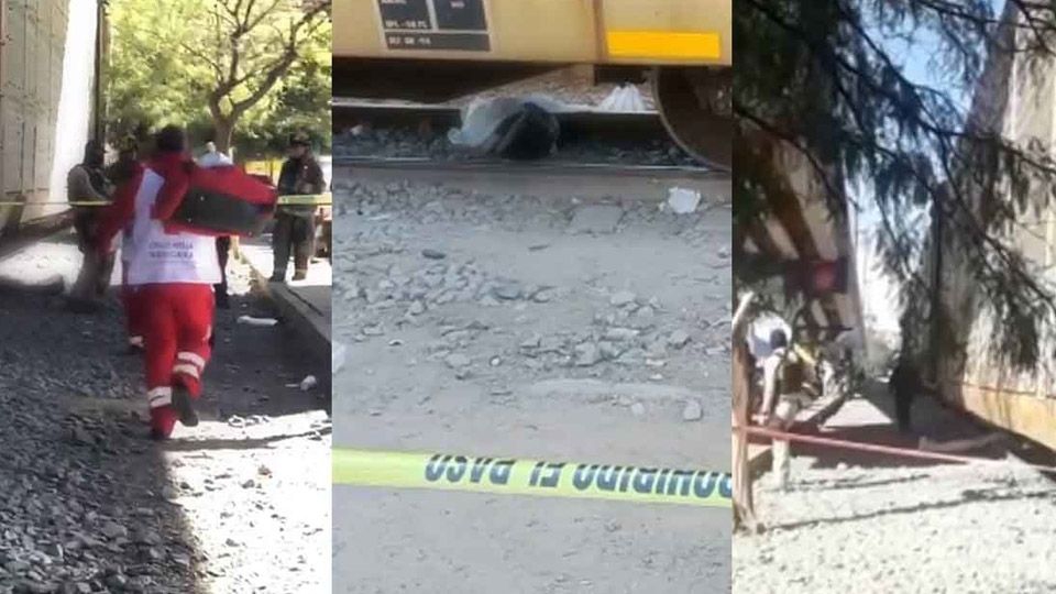 Por intentar cruzar las vías, jovencita muere al ser aplastada por el tren en Nogales