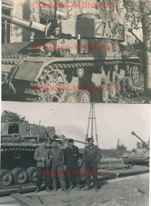 Panzerkampfwagen IV Turmschürzen Zusatzpanzerung Turmnummer