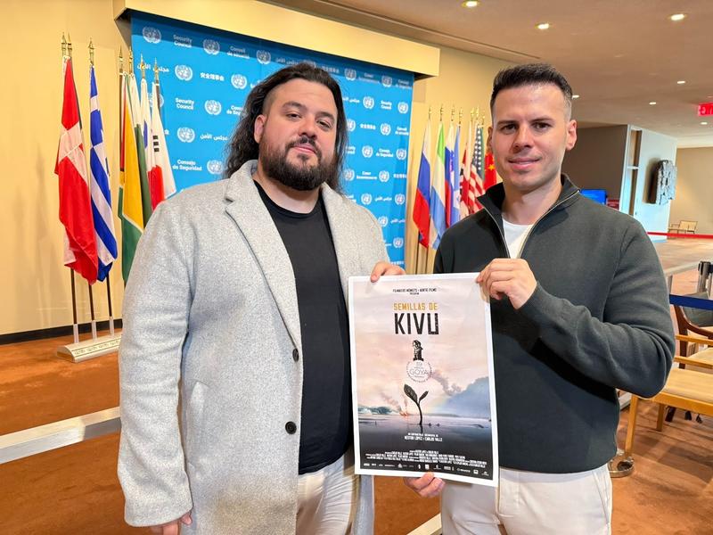 EL CORTOMETRAJE “SEMILLAS DE KIVU” SE HA PROYECTADO EN LAS NACIONES UNIDAS DE NEW YORK