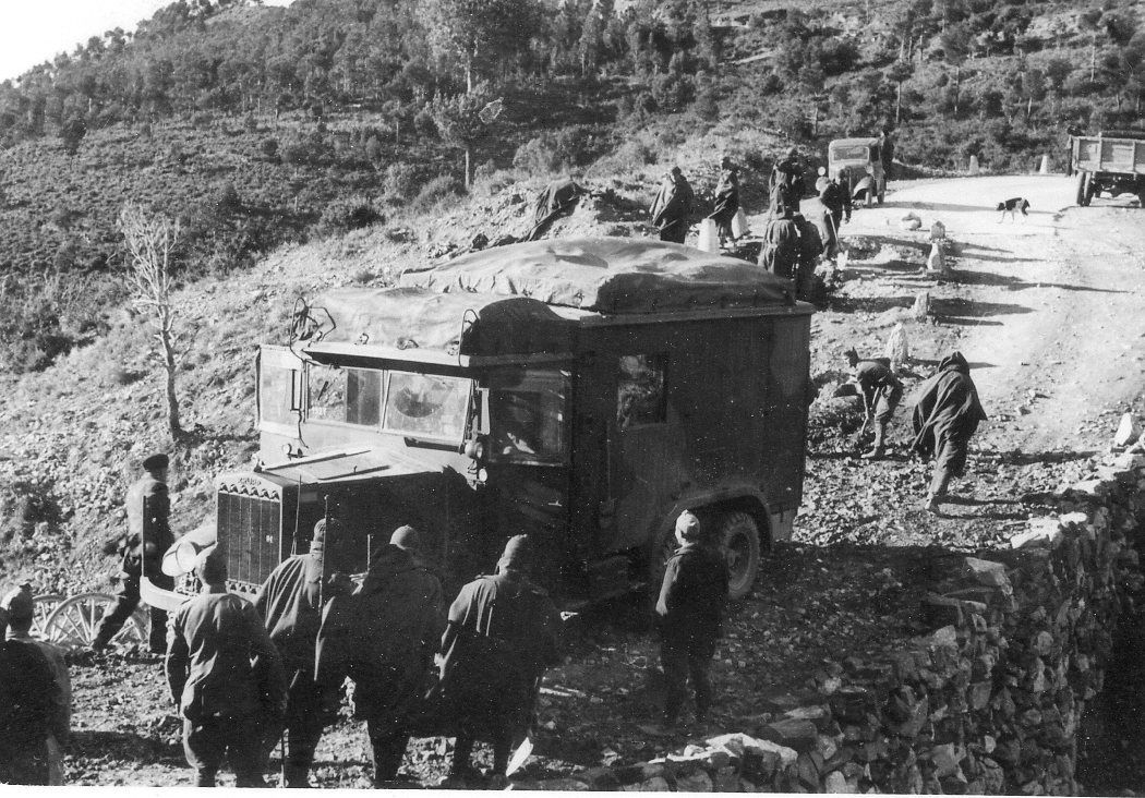 Wehrmacht Süd Front Italien Soldat LKW Krupp Nac