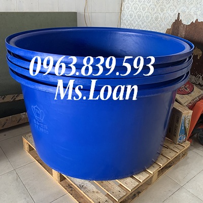 Bán thùng nhựa tròn đựng nước 1000lit giao tận nơi./ 0963.839.593 Ms.Loan Be-nhua-tron-1000-L-1