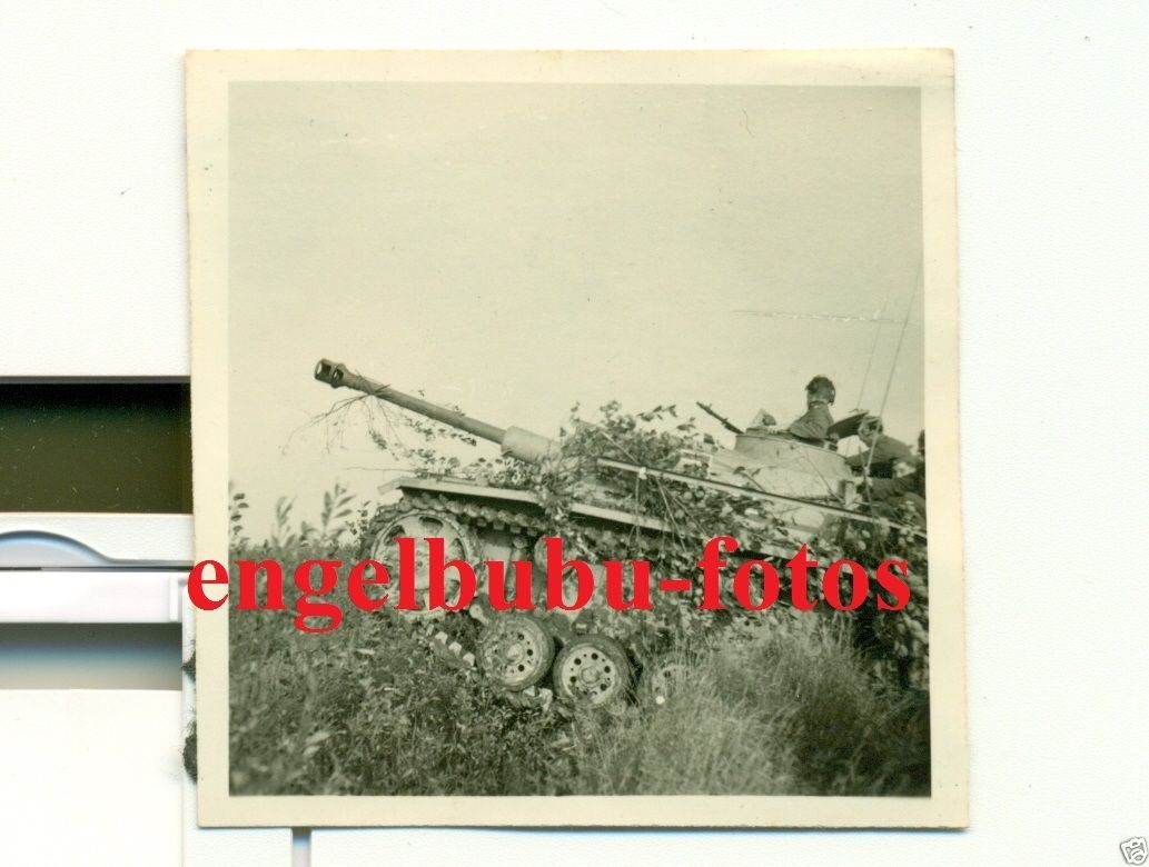 PANZER - STURMGESCHÜTZ - TARNUNG - LANGROHR