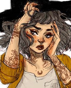 Paint this witch like a pro - watercolor class from line art to finished painting