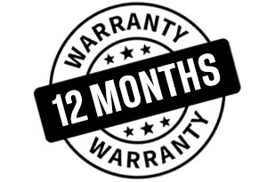 12 Month Warranty