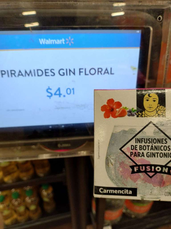 Walmart: Infusiones para Gintonic Carmencita 
