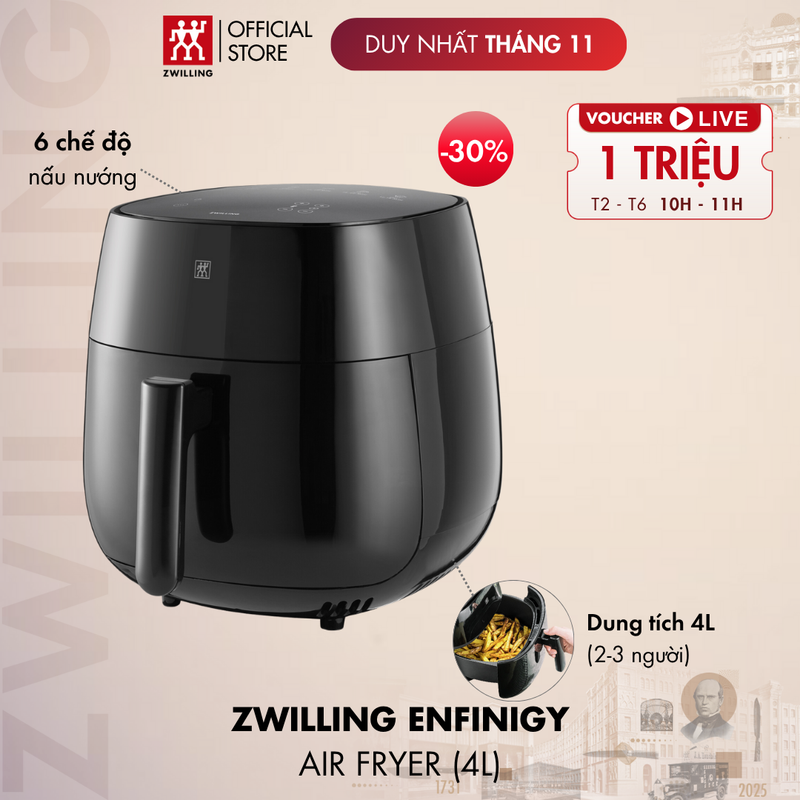 ZW Air Fryer SKU 36450 280 0