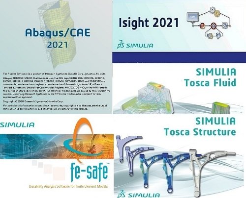 DS SIMULIA Suite v2021 HF3 (Abaqus/Fe-safe/Tosca) Update Only (x64)