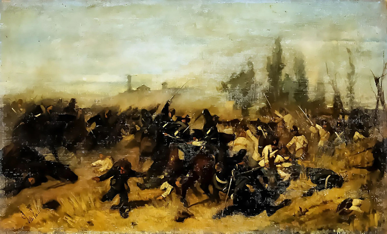 Franco austriaca Montebello Giovanni Fattori edited