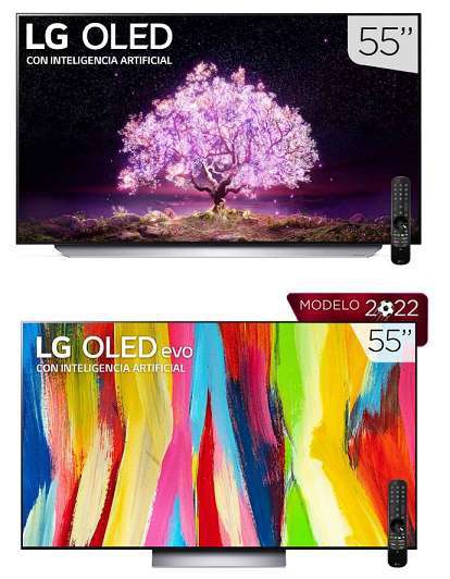 Liverpool: Pantalla LG 55" OLED 4K | C1 Modelo 2021 ($18,849) | C2 Modelo 2022 ($25,499) | HDMI 2.1 | 120hz reales | Banorte 